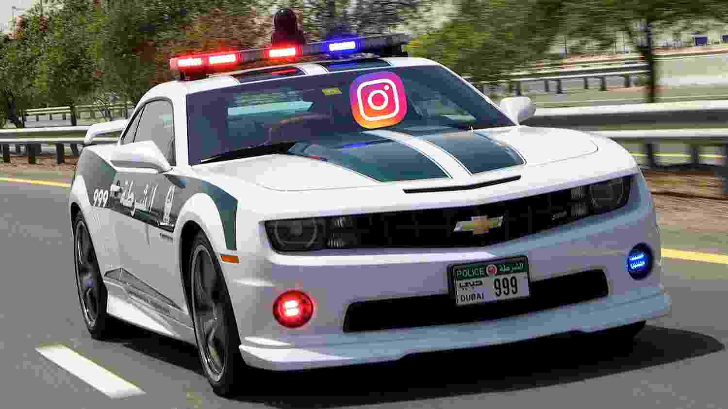 Полиция Дубая оштрафовала водителя при помощи Instagram
