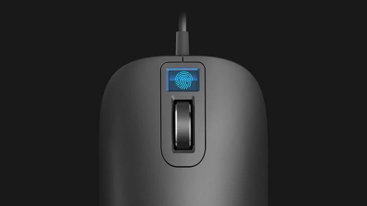 Jessis J1 Fingerprint – мышка со встроенным сканером отпечатков пальцев