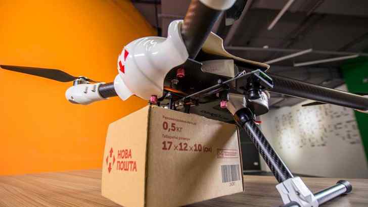 “Нова пошта” будет доставлять посылки при помощи дронов