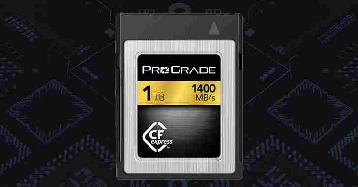 Карта памяти ProGrade Digital CFexpress 1.0: объём 1 ТБ и скорость до 1400 МБ/с