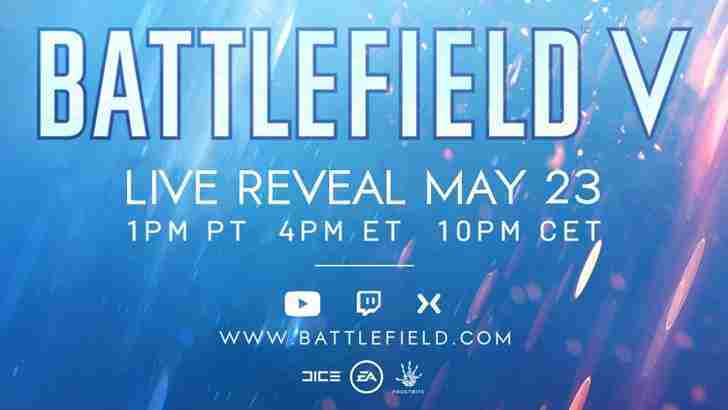 Electronic Arts объявила дату презентации Battlefield V