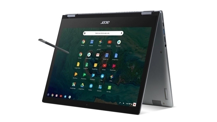Acer представила новые Chromebook и Chromebook Spin