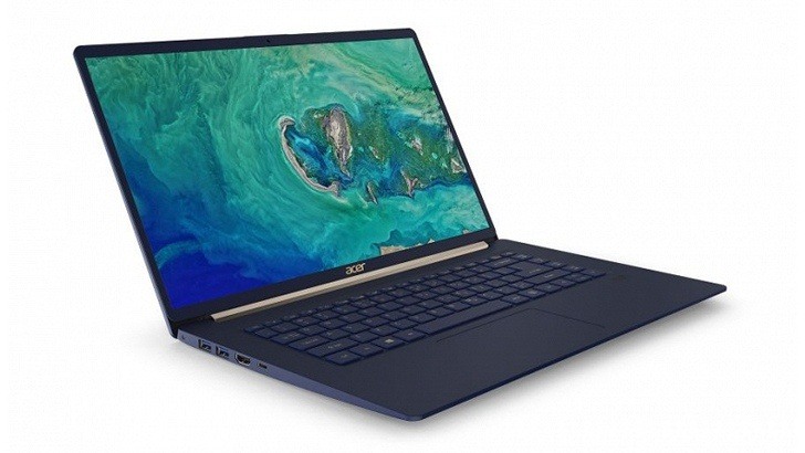 Acer показала 15-дюймовую версию ноутбука Swift 5