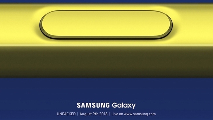 Samsung Galaxy Note 9 будет представлен 9 августа