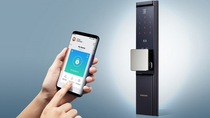 Samsung показала умный дверной замок SHP-DR900