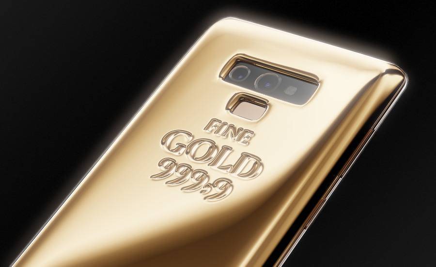 Caviar Samsung Note 9 Fine Gold — реально золотой смартфон. И речь не о цвете