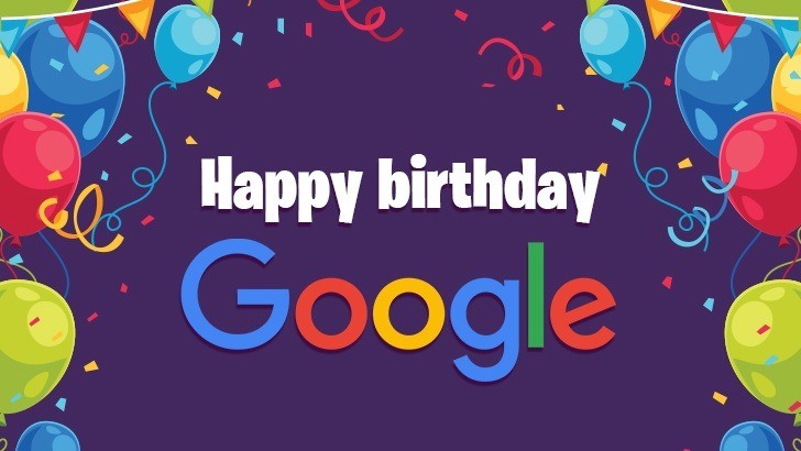 20 лет назад была зарегистрирована компания Google