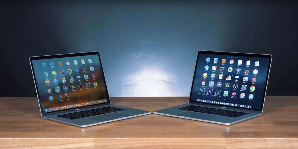 MacBook Pro 15 2017 vs точно такой же, только 2018