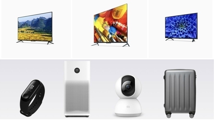 Xiaomi представила новые смарт-телевизоры, камеру, очиститель воздуха и чемоданы