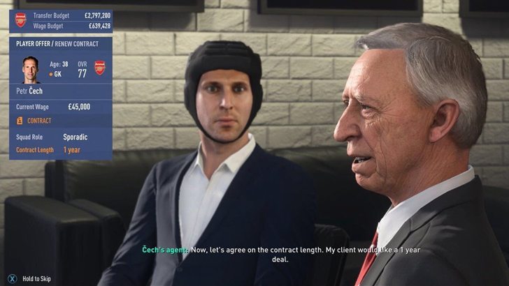 EA Sports исправила баг со шлемом Петра Чеха в FIFA 19