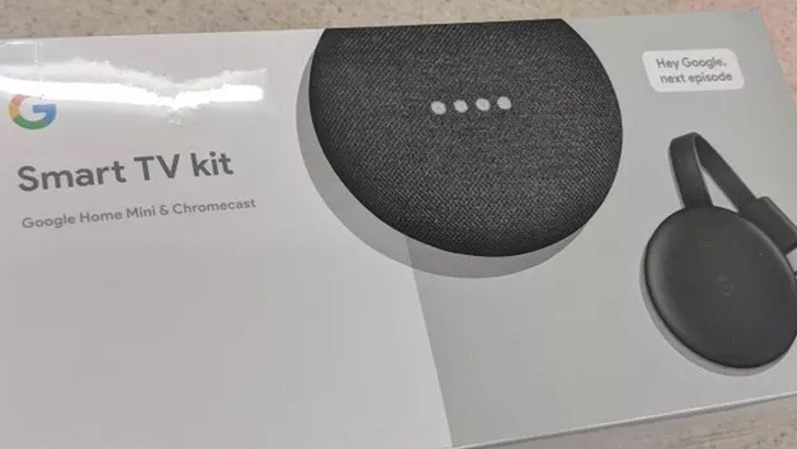 Новый Chromecast будет продаваться в наборе вместе с Google Home Mini