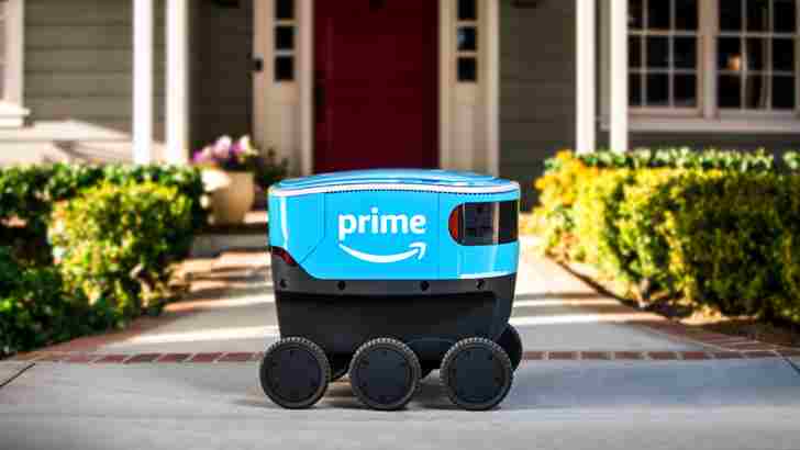 Scout – автономный робот для доставки товаров с Amazon