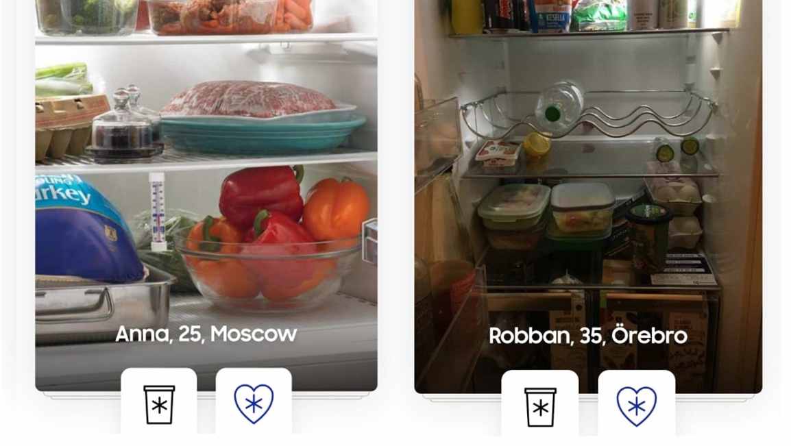 Refrigerdating от Samsung — социальная сеть знакомств, где вместо вашей фотки будет снимок содержимого вашего холодильника