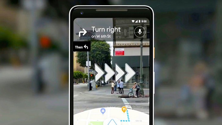 Некоторые пользователи Google Maps смогут в скором времени протестировать AR-навигацию