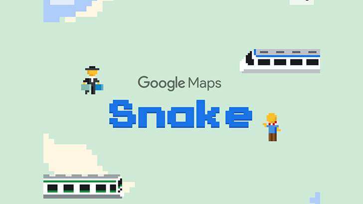 Google Maps сегодня позволяет сыграть в змейку