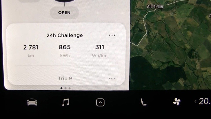 На Tesla Model 3 побили рекорд по преодоленной дистанции за 24 часа