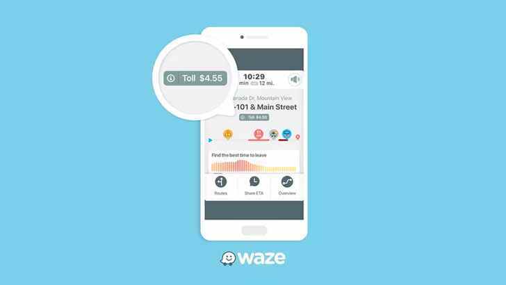 Waze будет подсказывать во сколько обойдется проезд по платной дороге