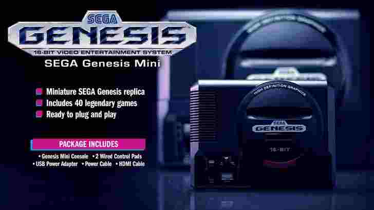 Sega Mega Drive Mini обзавелась точной датой выпуска и ценой
