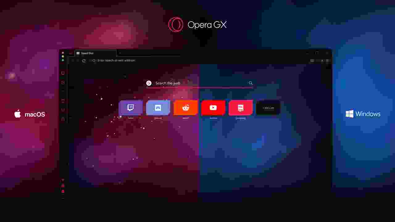 Игровой браузер Opera GX стал доступен для Mac