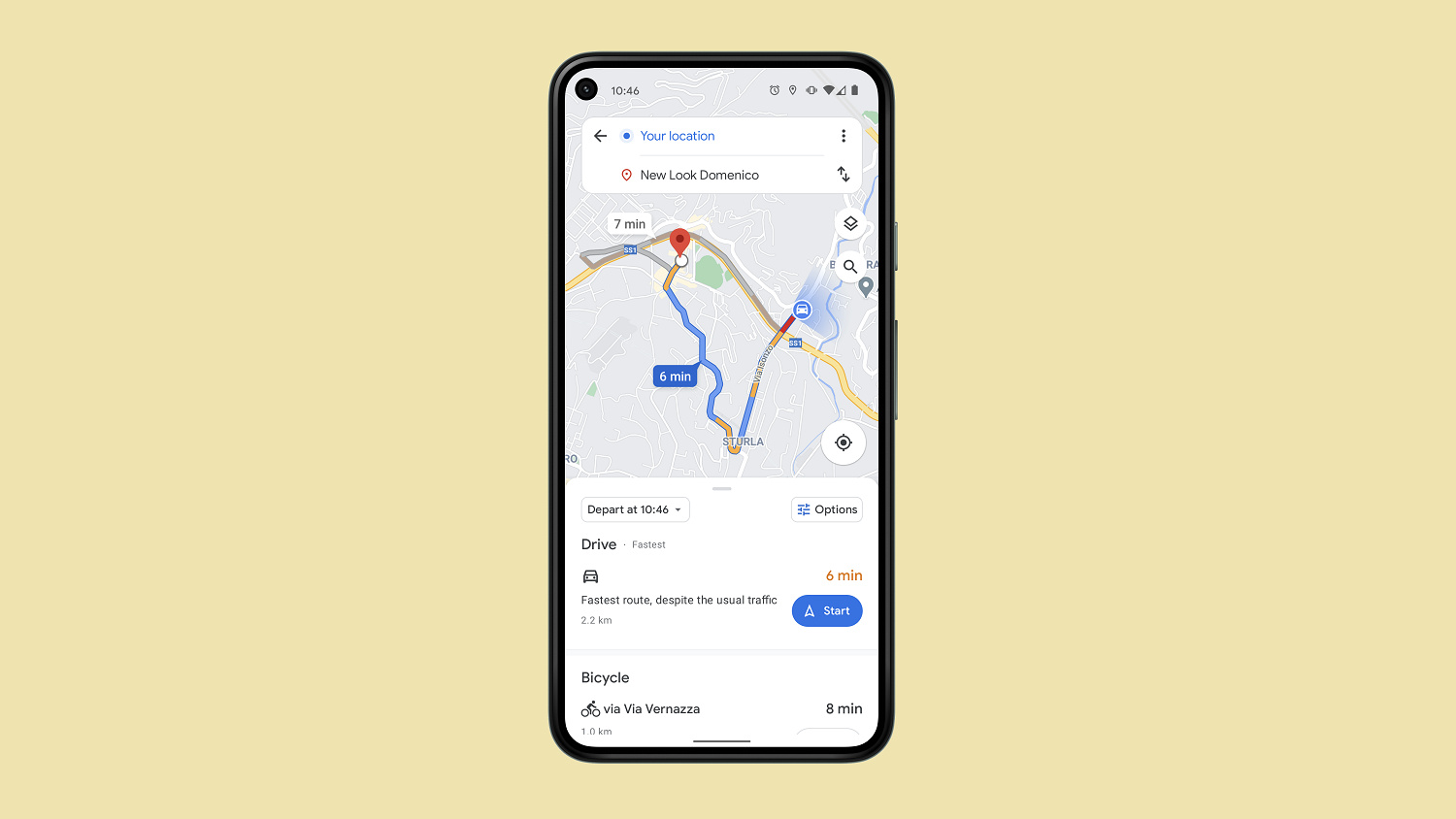 Google тестирует новый интерфейс построения маршрутов в приложении Maps