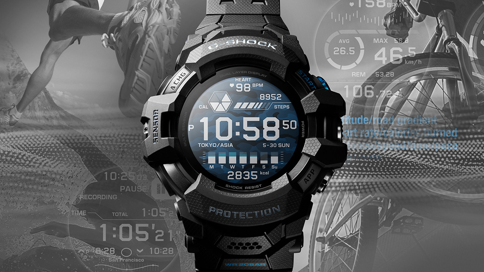 Casio представила первые смарт-часы G-Shock на Wear OS