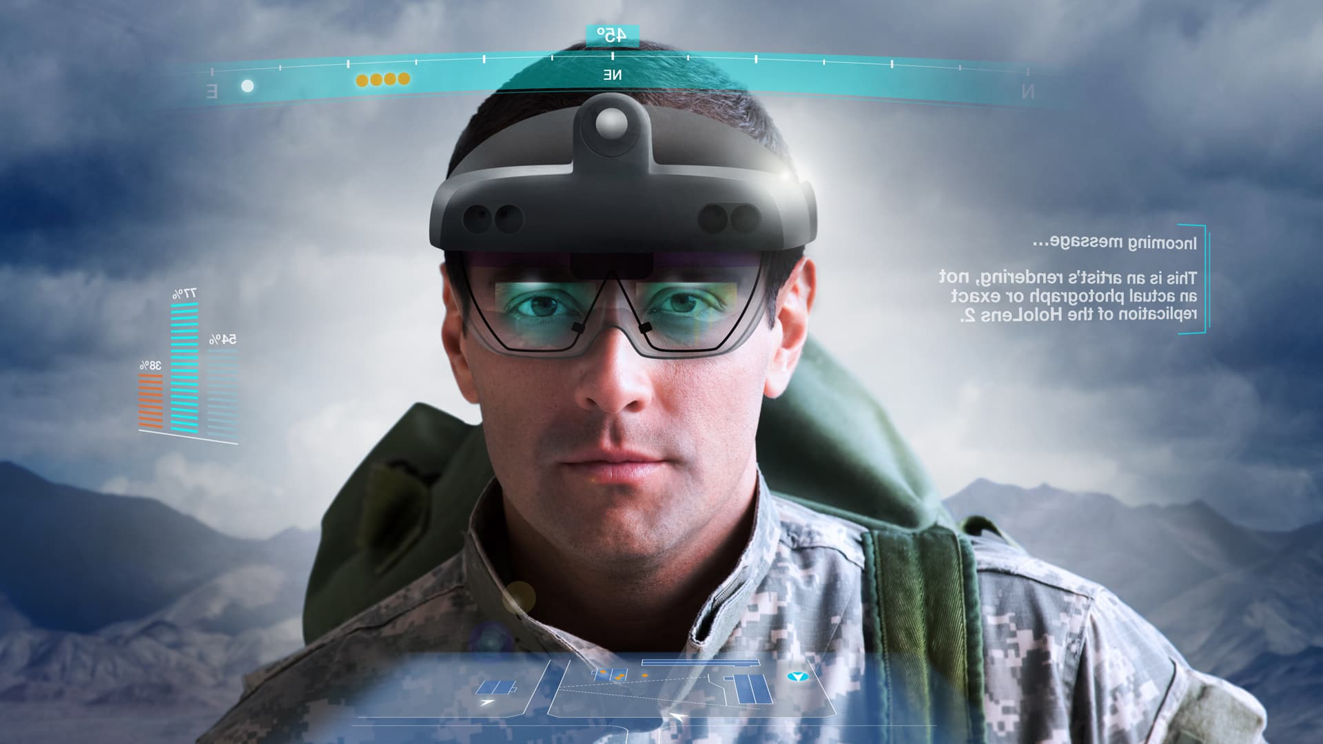 Microsoft будет поставлять гарнитуру HoloLens американской армии