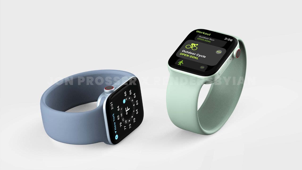 Так могут выглядеть Apple Watch Series 7 в стилистике iPhone 12