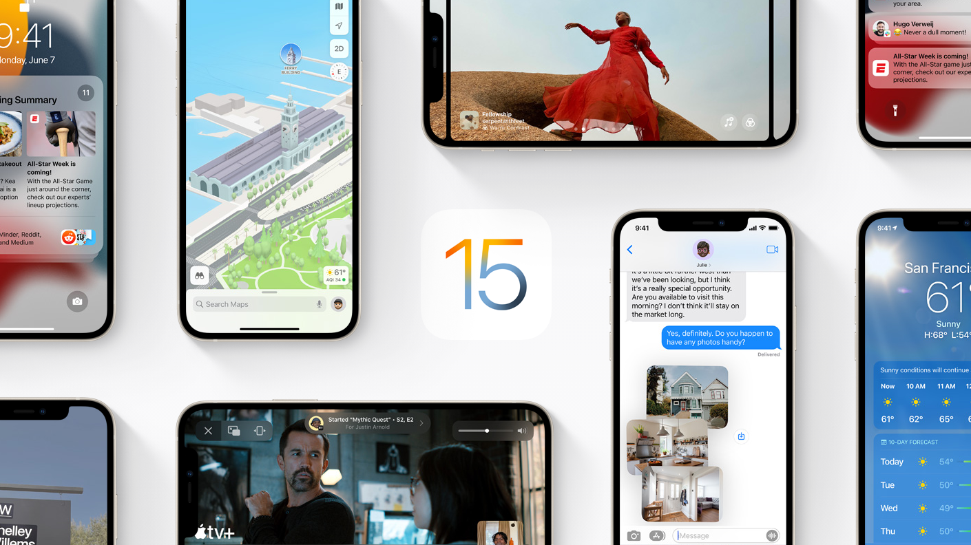 Apple выпустила публичные бета-версии iOS 15, iPadOS 15 и watchOS 8