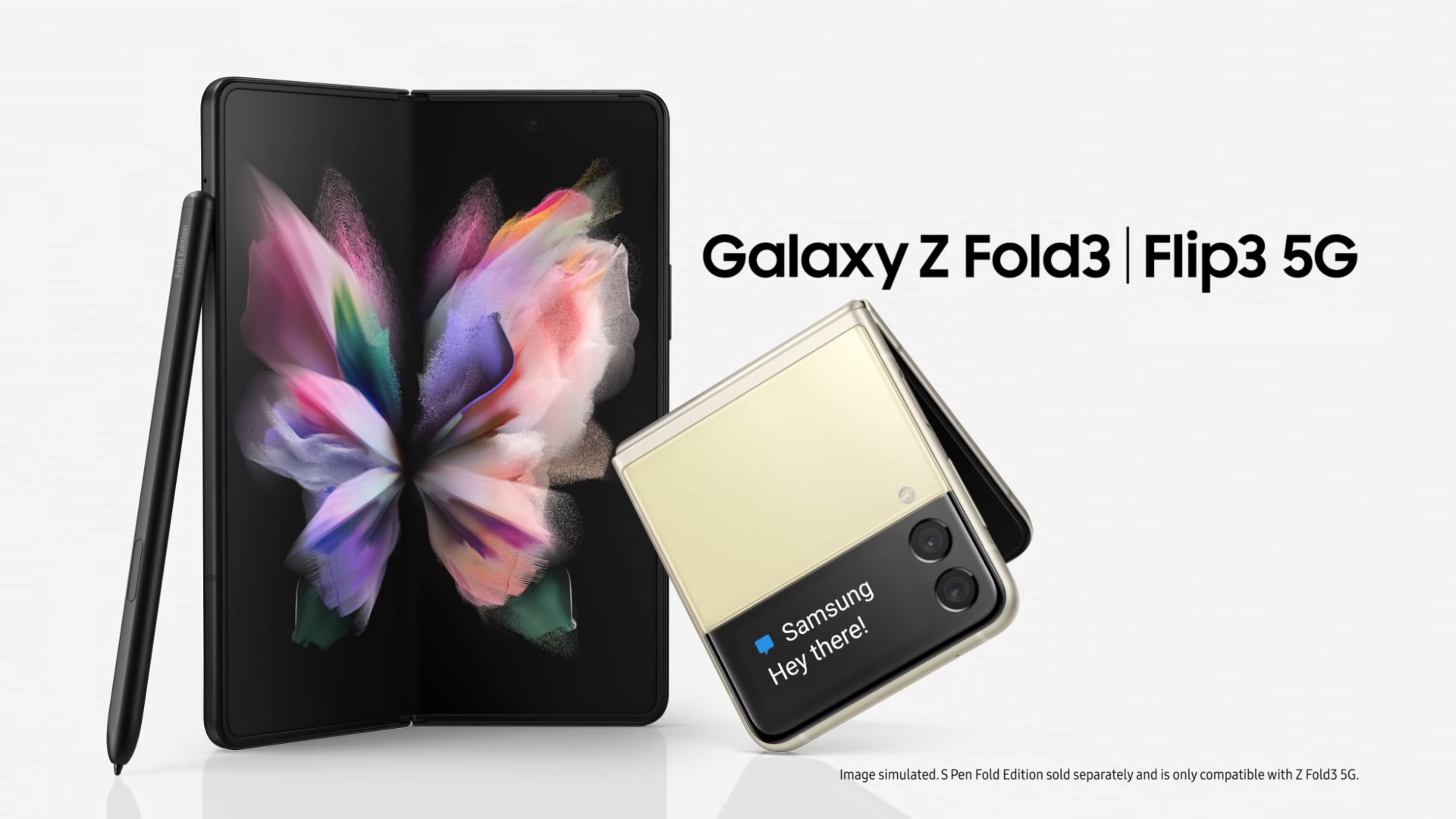 Samsung представила сгибаемые смартфоны Galaxy Z Fold3 и Galaxy Z Flip3
