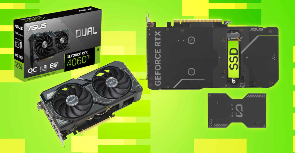 На цю GeForce RTX 4060 Ti ви самi можете встановити до 8 ТБ пам’яті