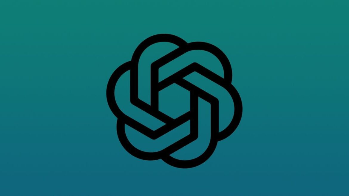 Логотип OpenAI на бірюзовому фоні
