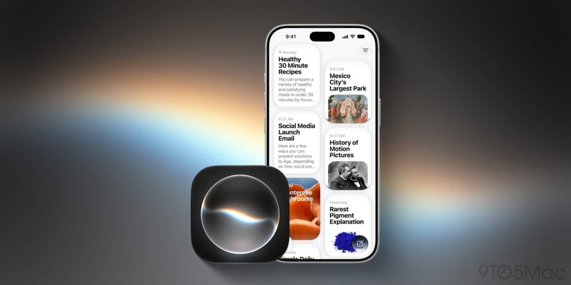 Смарт-дисплей HomeView поруч з iPhone, де видно меню з рекомендаціями статей про рецепти, подорожі та історію фотографії
