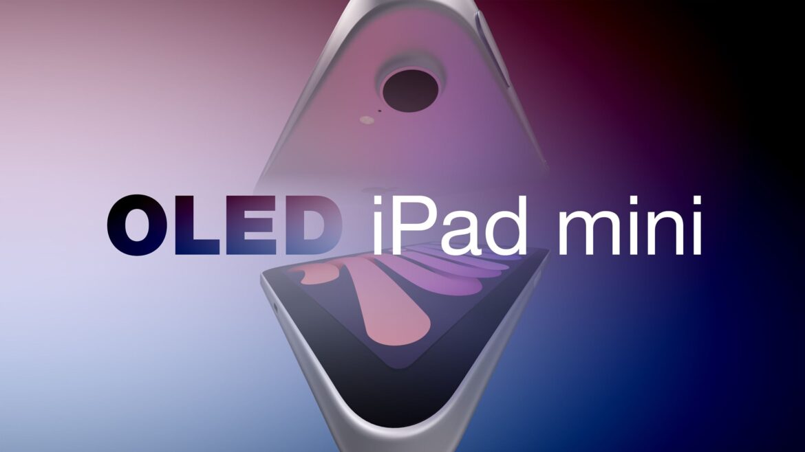 IPad mini з фіолетовим OLED-дисплеєм та текстом про нову модель з 60Hz екраном без ProMotion