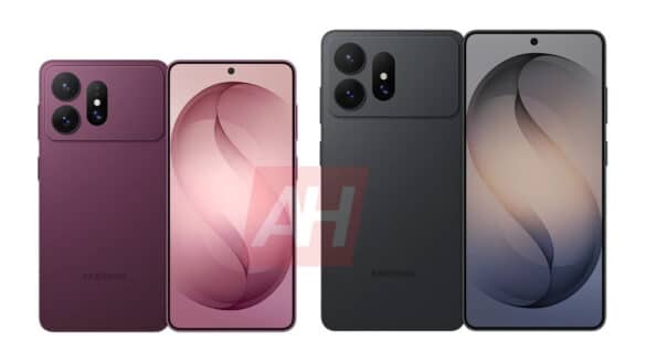 Рендери Galaxy S27 Pro бордового кольору та Galaxy S27 Ultra чорного кольору з новим прямокутним камерним блоком