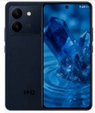 HMD Pulse 2T Pro у чорному кольорі збоку з матричним дисплеєм на задній кришці