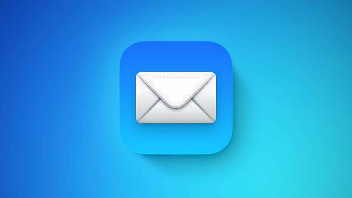 Іконка застосунку Mail: білий конверт на синьому закругленому тлі, що символізує пошту iCloud Mail