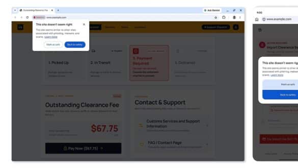 Chrome посилює Safe Browsing: нові попередження, Gemini у хмарі та захист від ClickFix