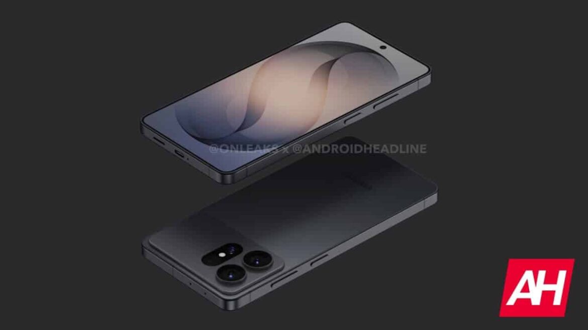 Galaxy S27 Ultra зі спереду та ззаду, що демонструє дизайн корпусу товщиною 7,9 мм та потрійну камеру