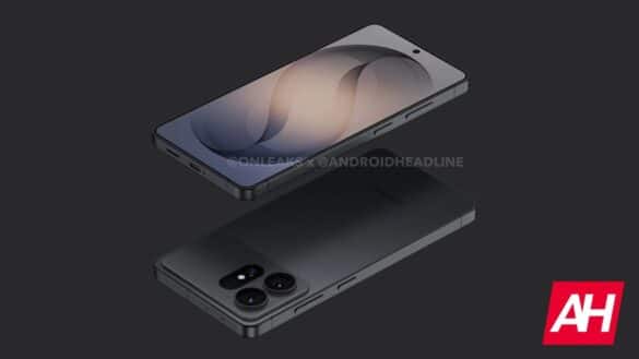 Galaxy S27 Ultra зі спереду та ззаду, що демонструє дизайн корпусу товщиною 7,9 мм та потрійну камеру