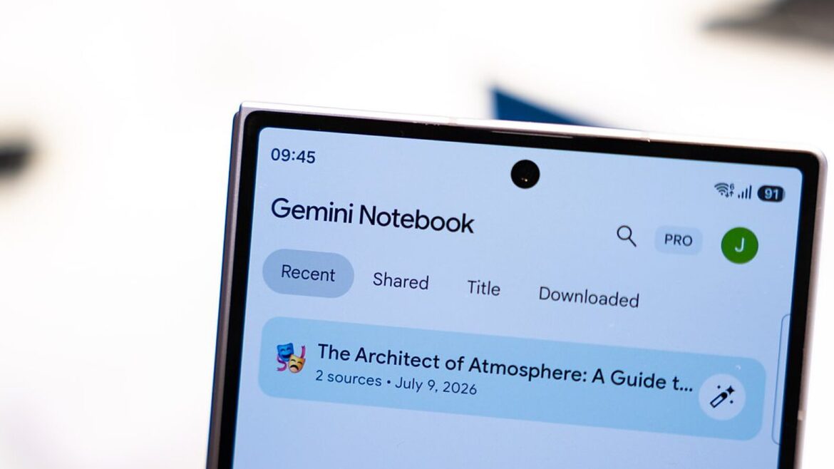 Gemini Notebook отримав вбудований диктофон на Android та iOS